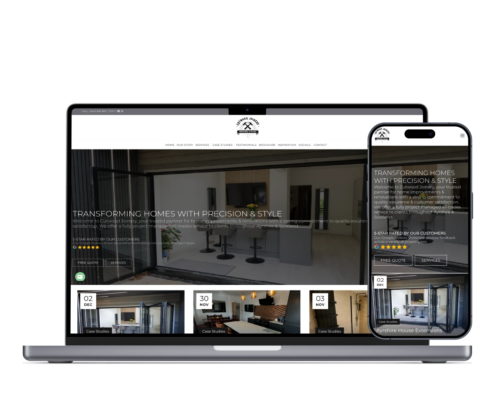 Cutwood Joinery, website design from Levelone Creative